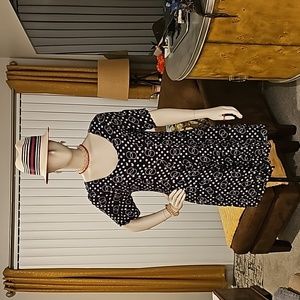 Blue/White Polka Dot Romper